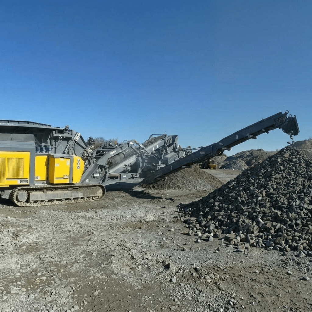 Concassage mobile Excavation Domco