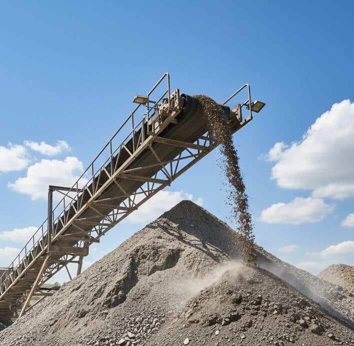 Récupération matériaux granulaires